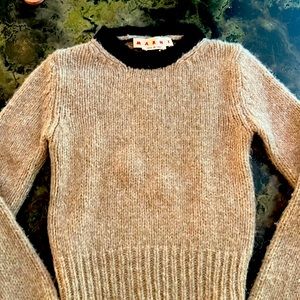 Cropped Marni alpaca sweater - size 38
